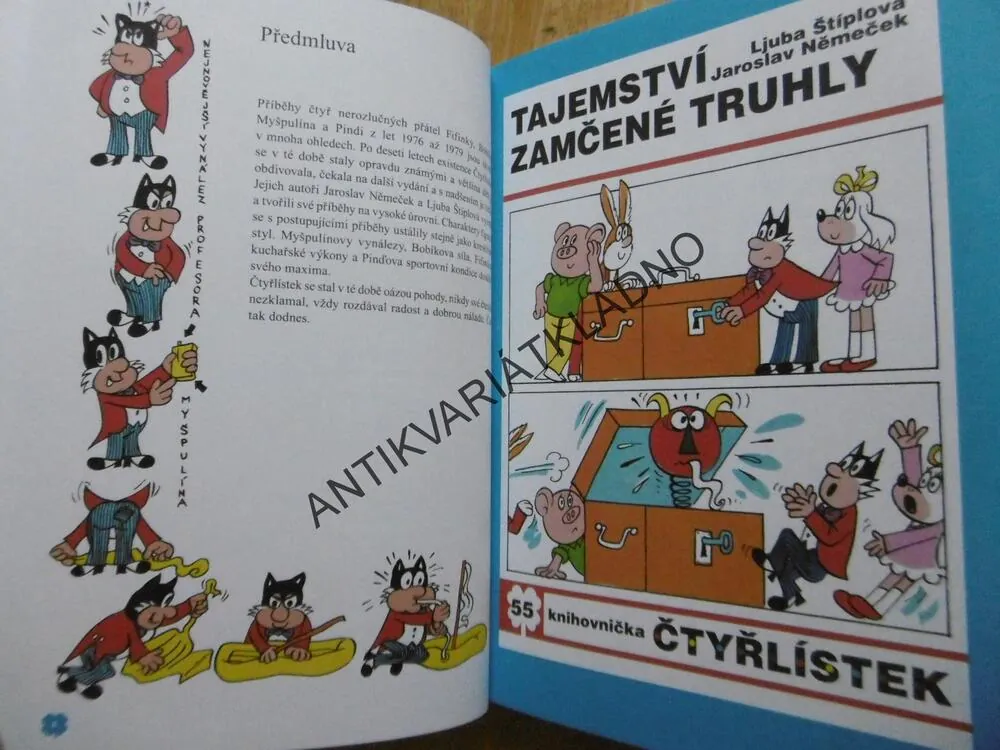 SKVĚLÉ PŘÍBĚHY ČTYŘLÍSTKU, 1976 - 1979, ČTYŘLÍSTEK, JAROSLAV NĚMEČEK, LJUBA ŠTÍPLOVÁ, **an