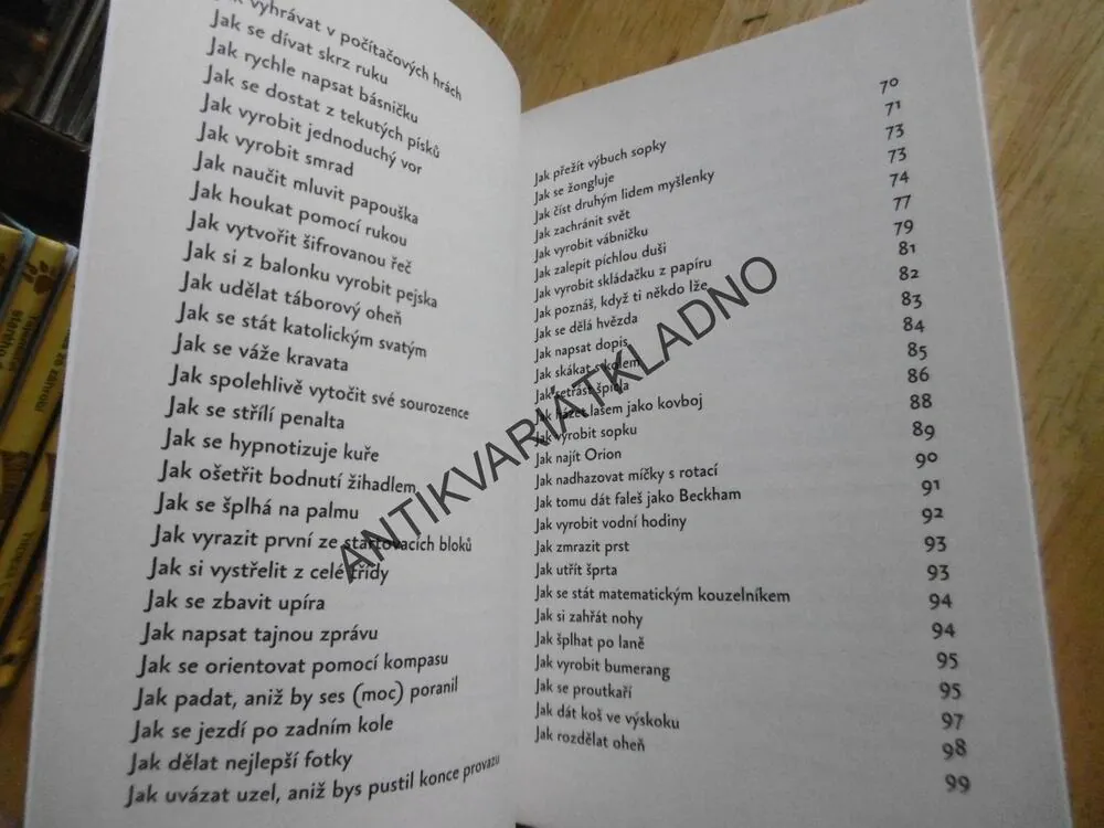 KNIHA PRO SPRÁVNÉ KLUKY, JAK BÝT VE VŠEM JEDNIČKA, **an