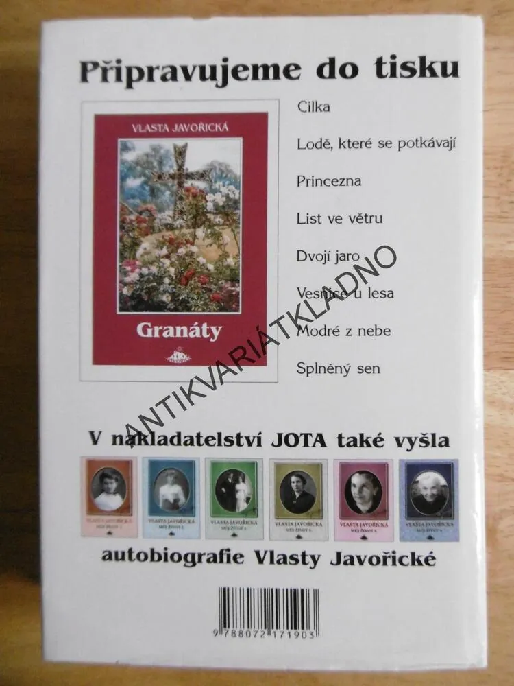 POTOK, VLASTA JAVOŘICKÁ