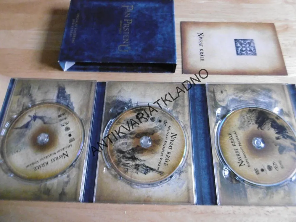 PÁN PRSTENŮ, NÁVRAT, 4 X DVD FILM
