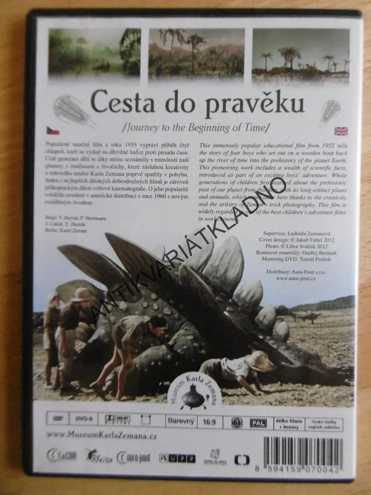 CESTA DO PRAVĚKU, DVD FILM