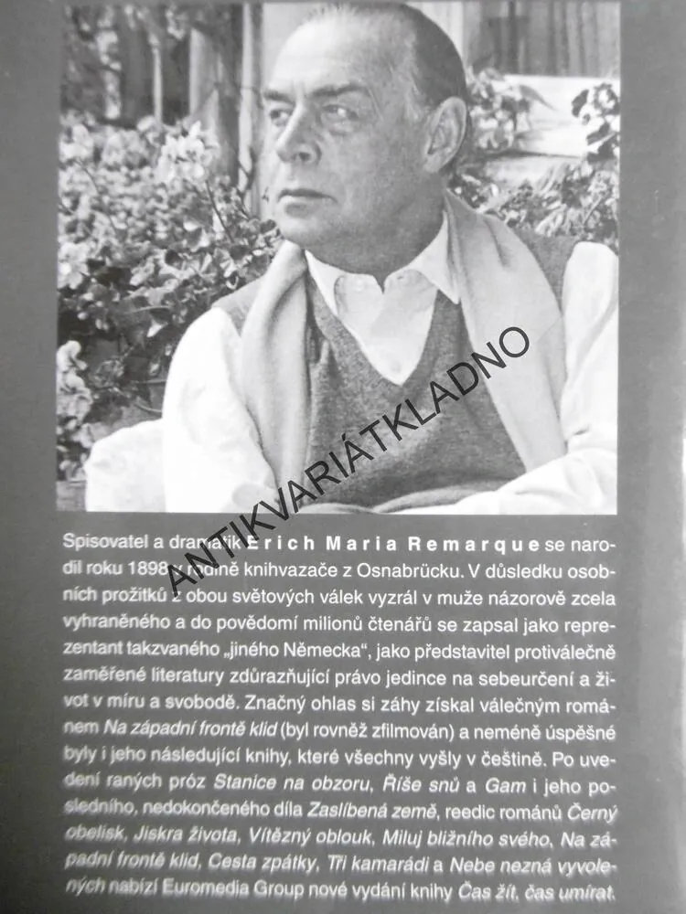 ČAS ŽÍT, ČAS UMÍRAT, ERICH MARIA REMARQUE, **an