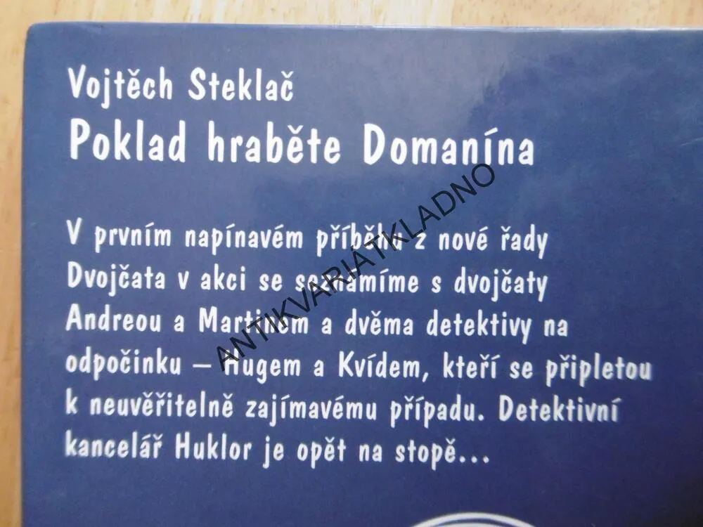 DVOJČATA V AKCI, POKLAD HRABĚTE DOMANÍNA, VOJTĚCH STEKLAČ, **an