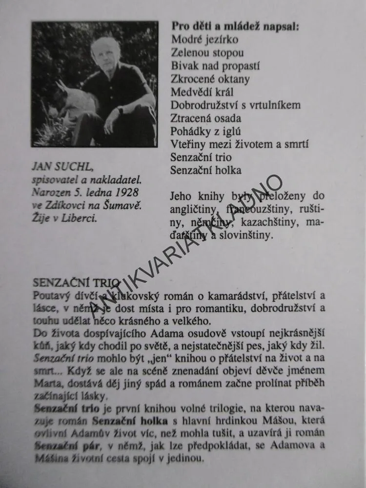 SENZAČNÍ TRIO, JAN SUCHL, **an