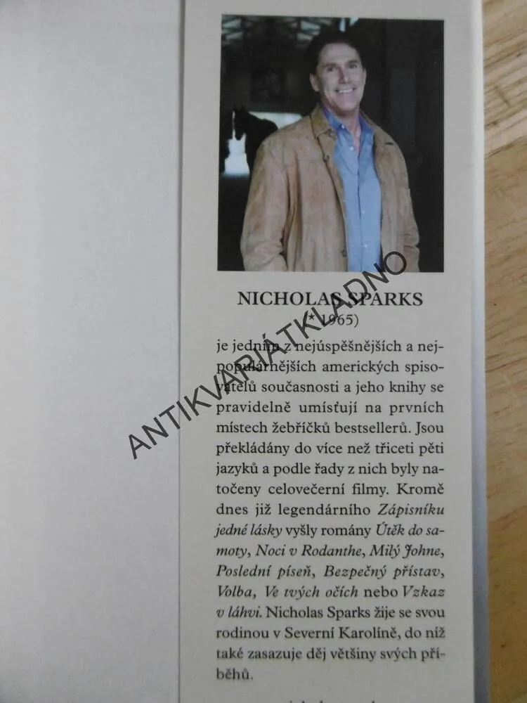 ŽIVOT VE DVOU, NICHOLAS SPARKS, **an