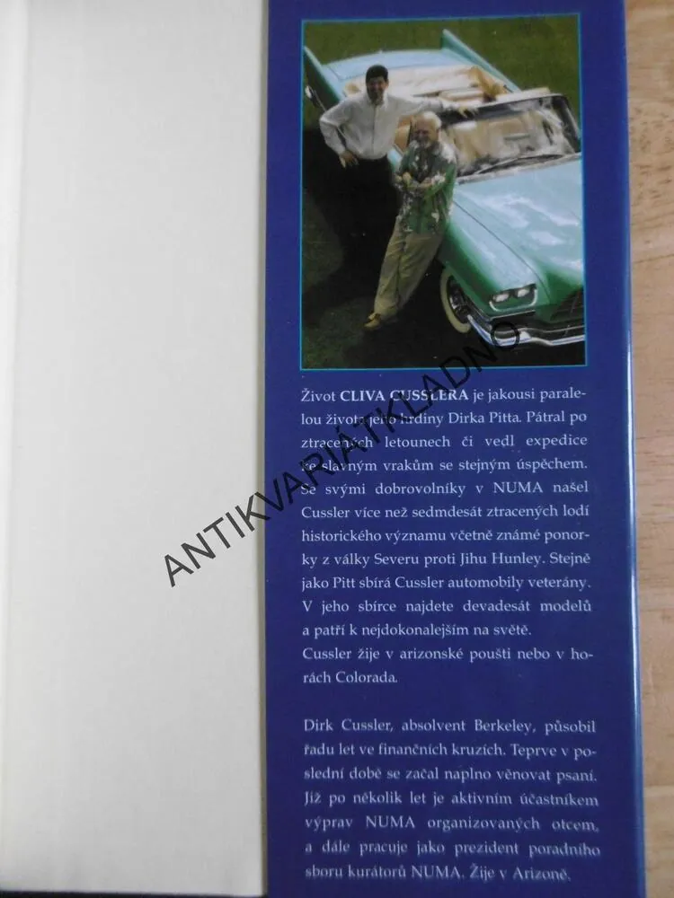 ČERNÝ VÍTR, CLIVE CUSSLER, **an