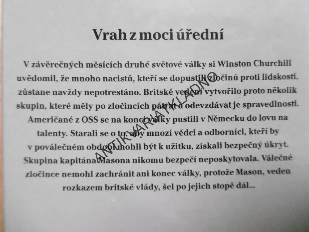 VRAH Z MOCI ÚŘEDNÍ, PETER MASON, BRITSKÉ SAS