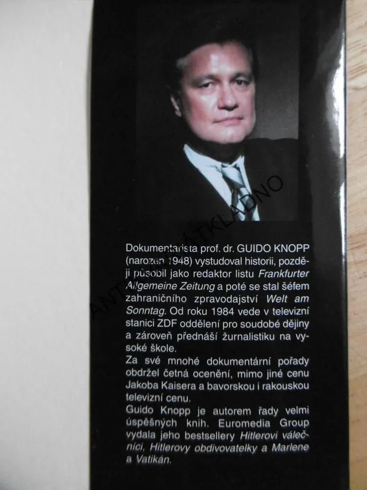 HITLEROVA MLÁDEŽ, ZTRACENÁ GENERACE, GUIDO KNOPP, **an