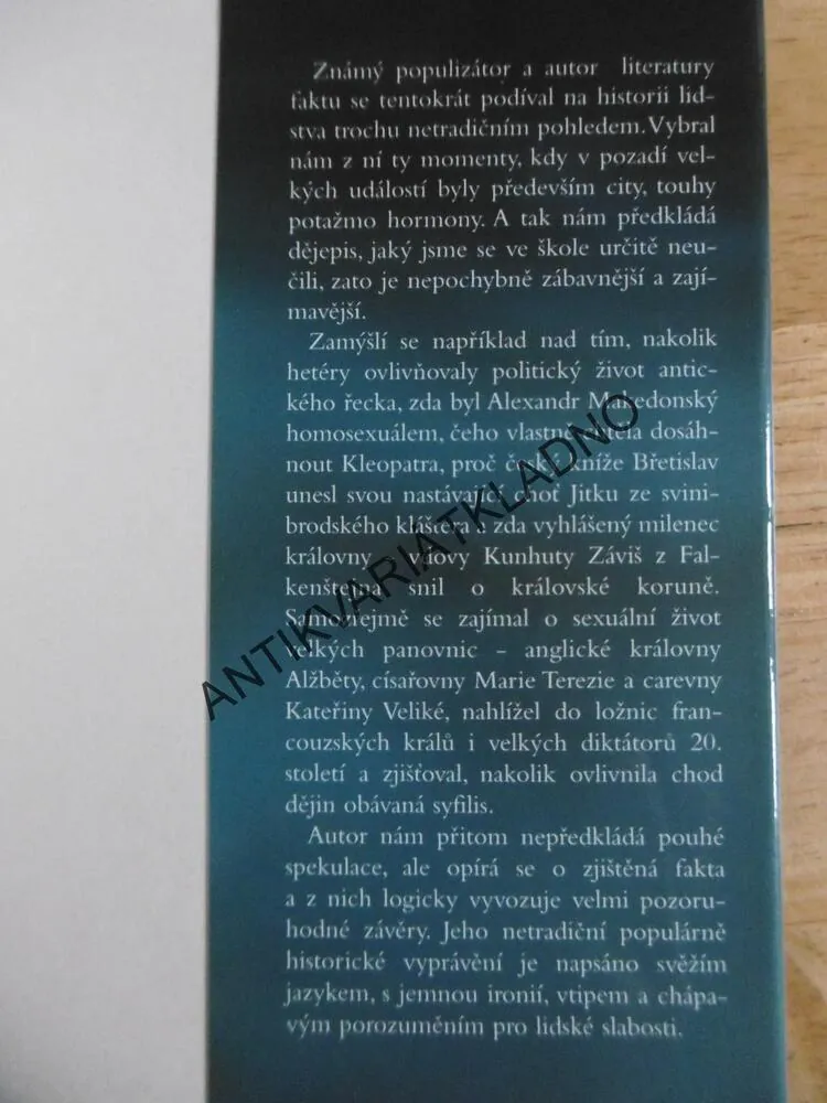 DĚJINY PSAL SEX, JAN BAUER, **an