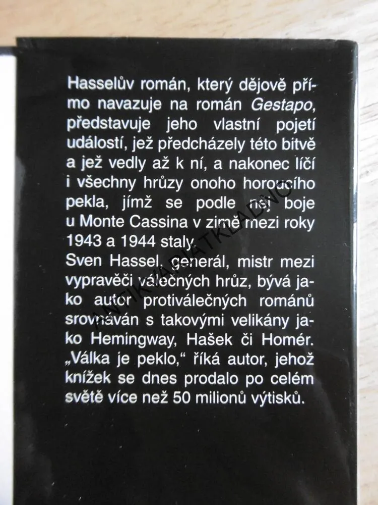 MONTE CASSINO, SVEN HASSEL, **an