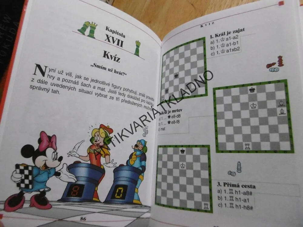 SPECIÁLNÍ PŘÍRUČKA MLADÝCH SVIŠŤŮ, ŠACHY S ANATOLIJEM KARPOVEM, WALT DISNEY, **an
