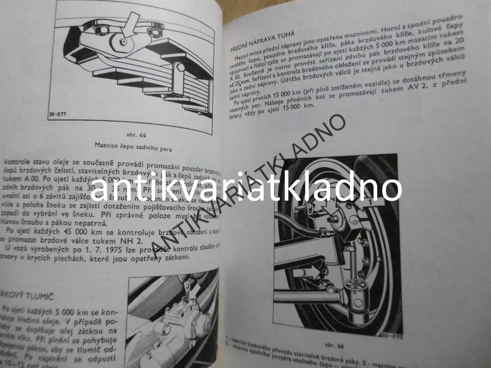 NÁVOD K OBSLUZE, ŠKODA 706, MT4 - MT 5