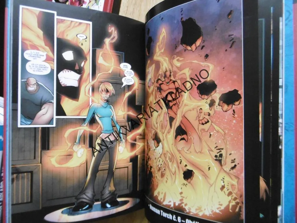 NEJMOCNĚJŠÍ HRDINOVÉ MARVELU, HUMAN TORCH, **an