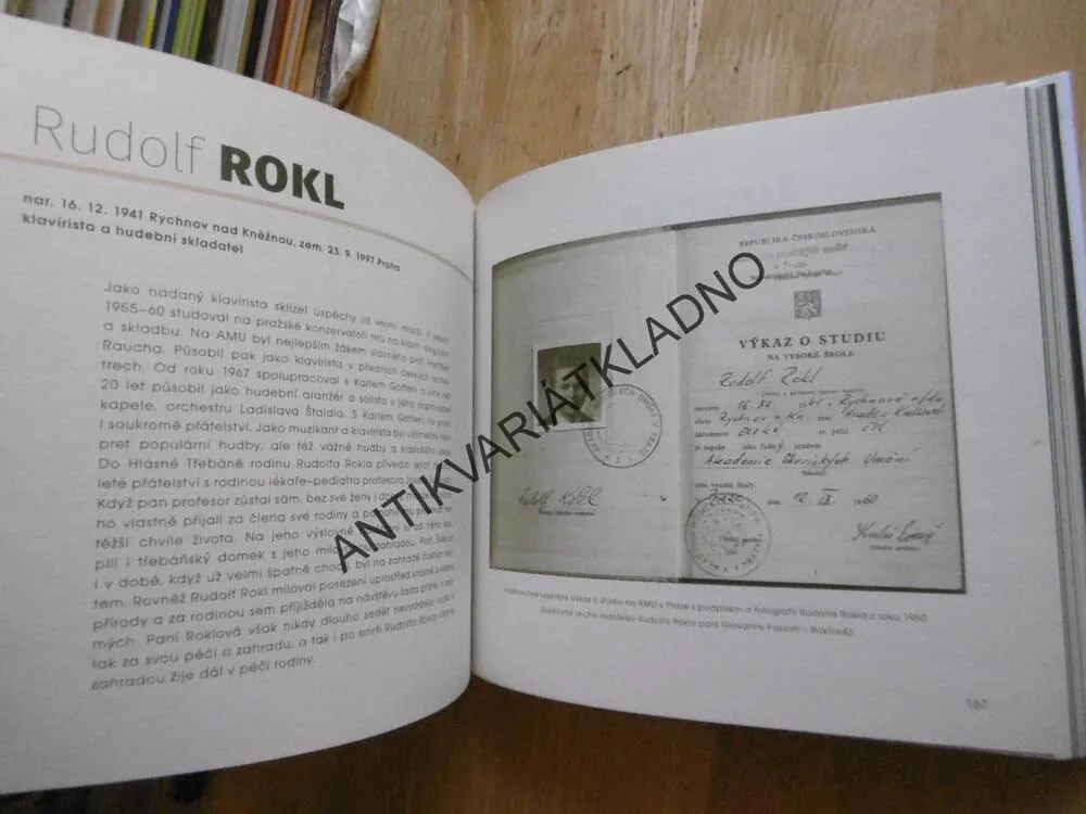 OSOBNOSTI BEROUNSKA, FRANTIŠEK FROLÍK - AUTOGRAM, **an