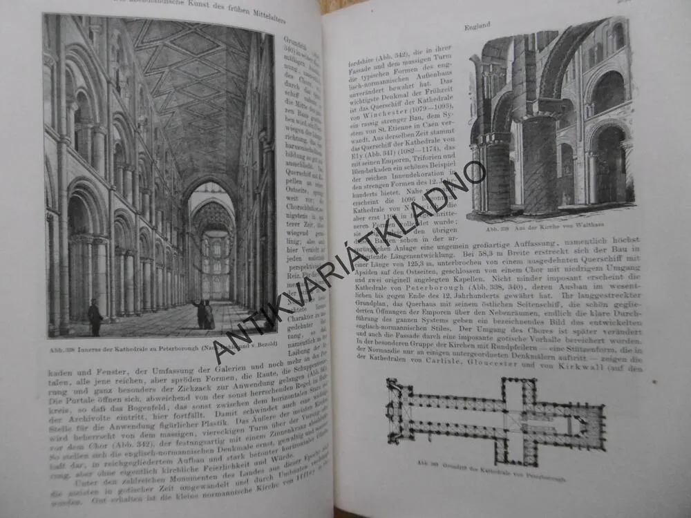 STŘEDOVĚKÉ UMĚNÍ, NĚMECKY, 1923, LITOGRAFIE