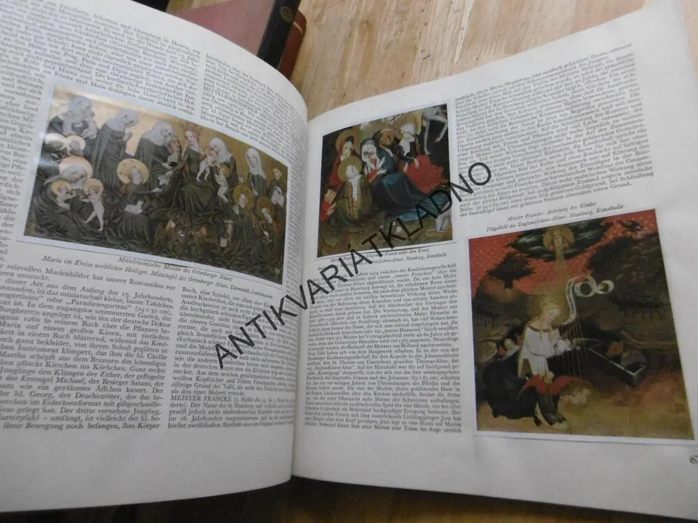 DIE MALEREI DER GOTIK UND FRÜH RENAISSANCE, GOTICKÁ A RANĚ RENESANČNÍ MALBA,  NĚMECKY, **an