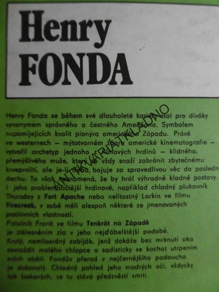 HENRY FONDA