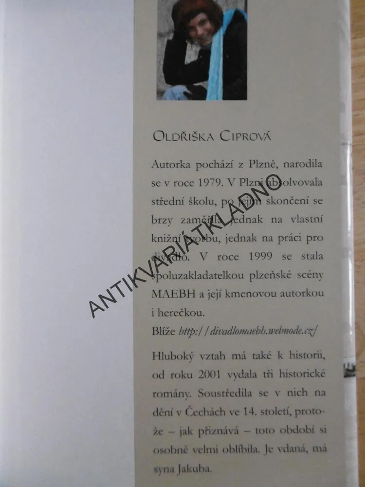 ZATOULANÁ KRÁLOVNA, HRDÁ VDOVA PO VÁCLAVU III., OLDŘIŠKA CIPROVÁ, **an