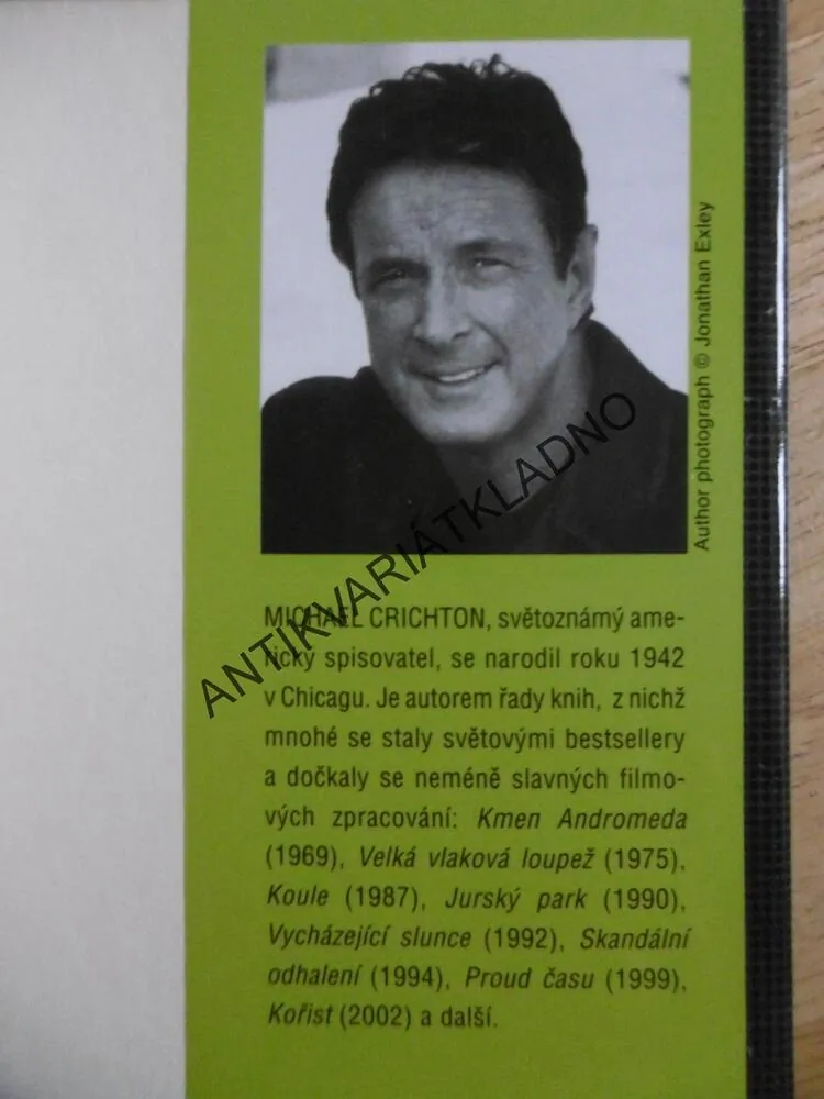 ŘÍŠE STRACHU, MICHAEL CRICHTON, **an