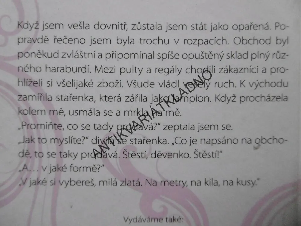 OBCHOD SE ŠTĚSTÍM, IRINA SEMINA, **an