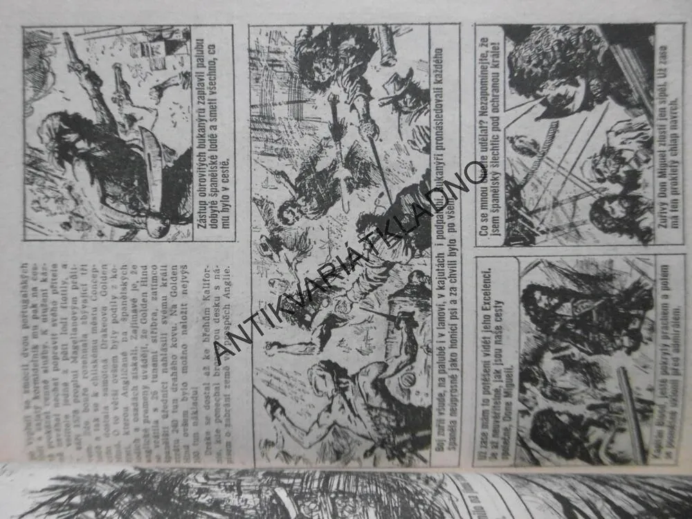 KAPITÁN BLOOD, KOMIKS, **an