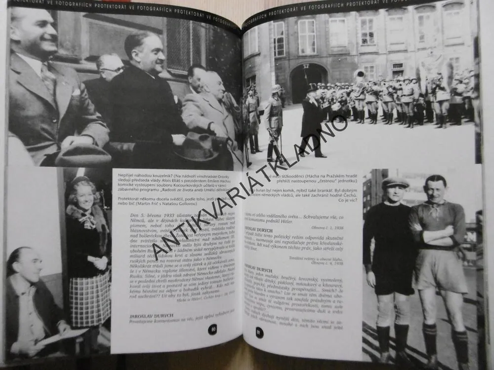 PROTEKTORÁT VE FOTOGRAFIÍCH, MILOŠ HEYDUK, KAREL SÝS, **an