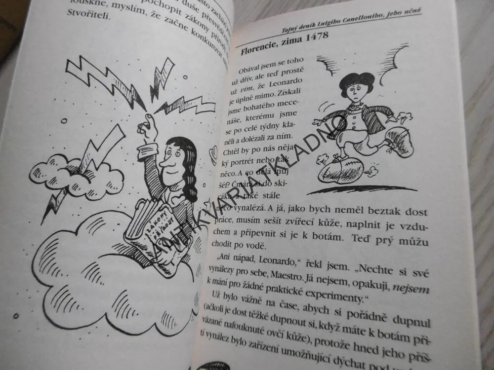 TAJNÝ DENÍK LUIGIHO CANELLONIHO, JEHO UČNĚ, LEONARDO DA VINCI, **an