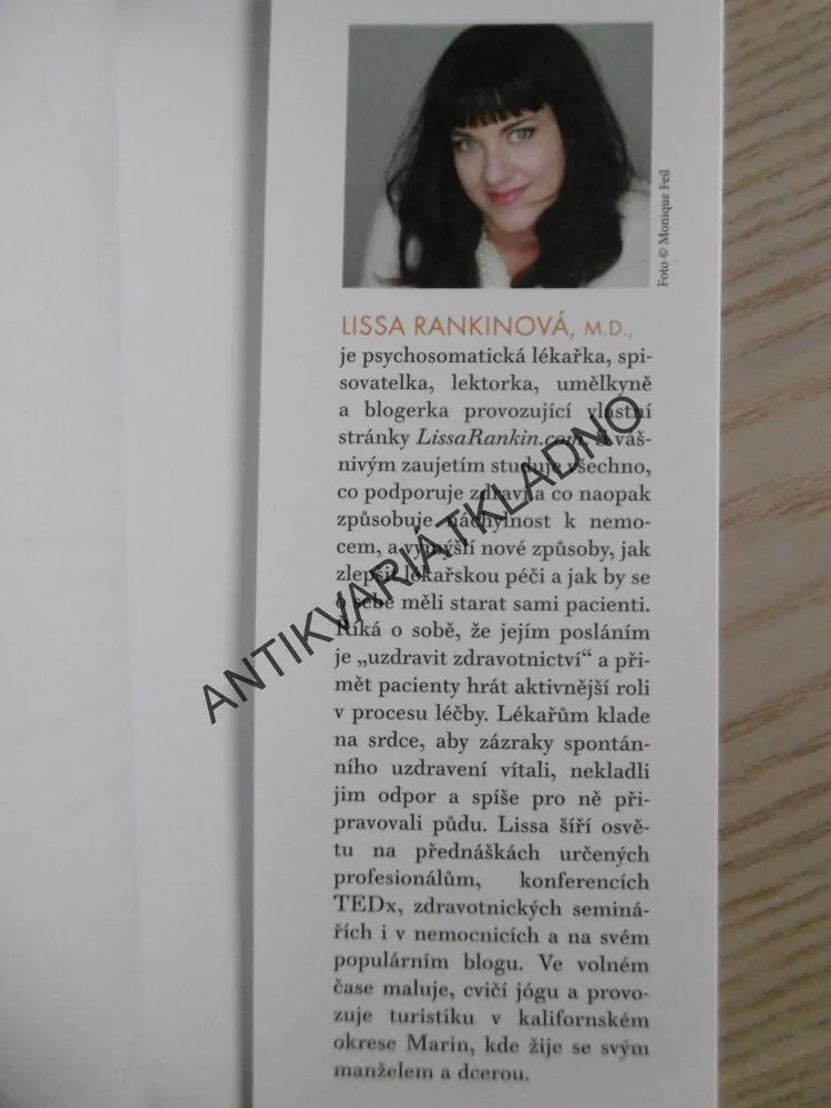 MYSL JE MOCNÝ LÉKAŘ, LISSA RANKINOVÁ, **an