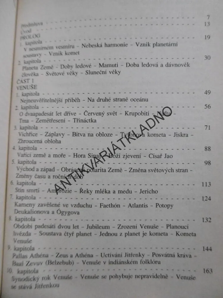 SVĚTY V KOLIZI, IMMANUEL VELIKOVSKY, **an