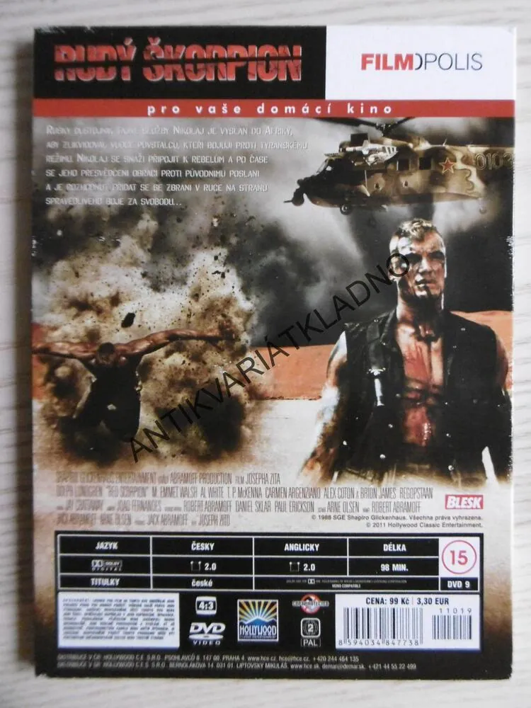 RUDÝ ŠKORPION, DVD FILM