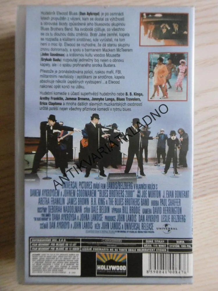 BRATŘI BLUESOVI SE VRACÍ, BLUES BROTHERS 2000, VHS