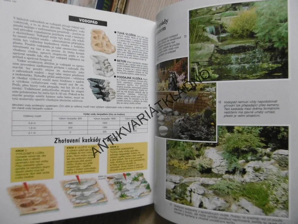 SKALKY, SKALNIČKY A VODA V ZAHRADĚ, D. G. HESSAYON, **an