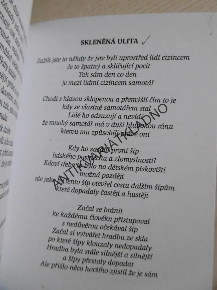 HLEDÁNÍ TVÁŘE, KVĚTOSLAVA SALMONOVÁ - AUTOGRAM, **an