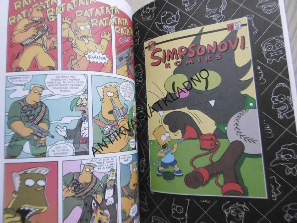 SIMPSONOVI, KOMIKSOVÝ NÁŘEZ, MATT GROENING, **an