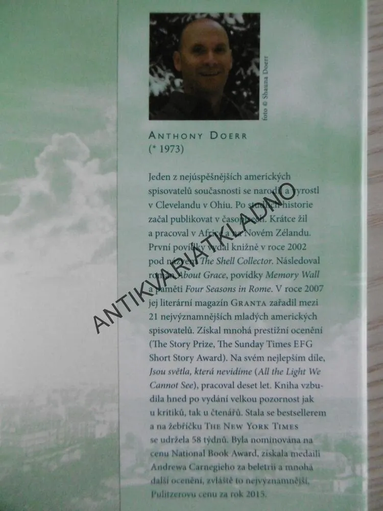 JSOU SVĚTLA, KTERÁ NEVIDÍME, ANTHONY DOERR, **an
