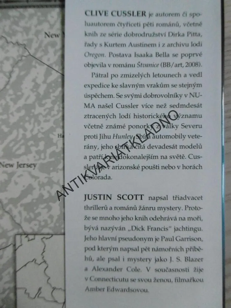 NIČITEL, CLIVE CUSSLER, **an