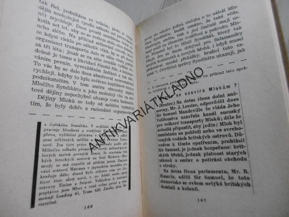 VÁLKA S MLOKY, KAREL ČAPEK, **an