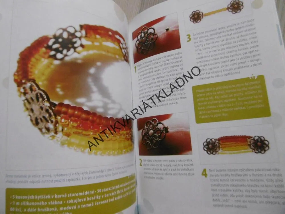 ŠPERKY Z KORÁLKŮ, VÝTVARNÁ INSPIRACE, LUCIE KYSELOVÁ, **an