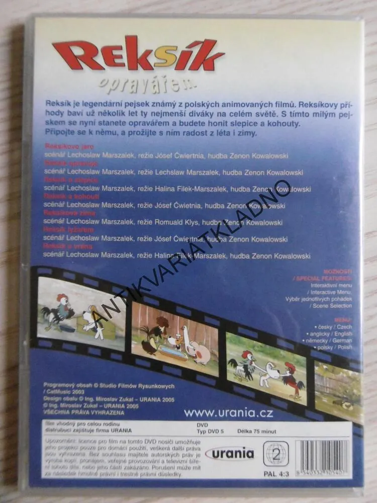 REKSÍK OPRAVÁŘEM, DVD FILM