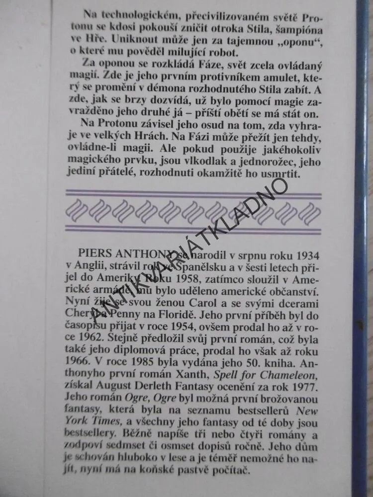 DVOJÍ NEKONEČNO, PIERS ANTHONY, **an