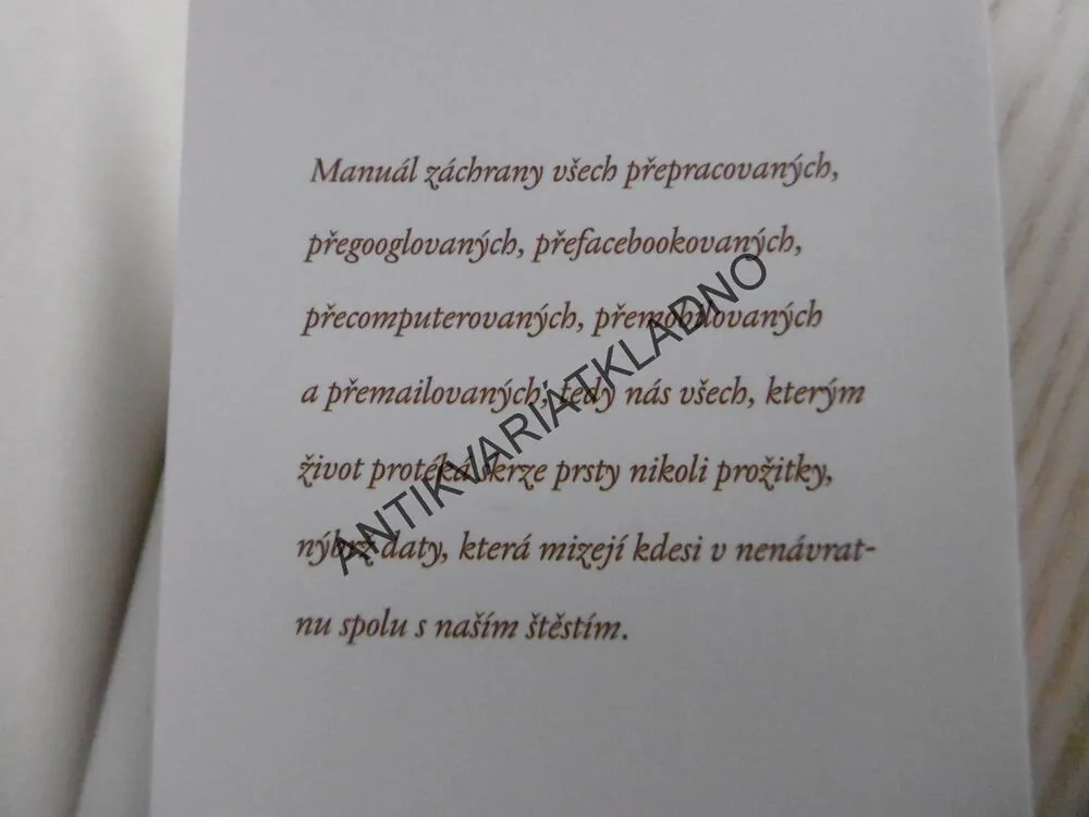 UMĚNÍ ZAHÁLKY, ULRICH SCHNABEL, **an