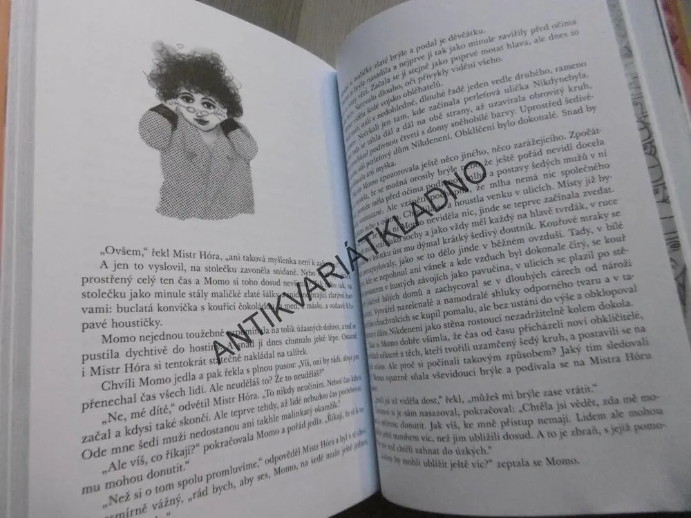 DĚVČÁTKO MOMO A UKRADENÝ ČAS, MICHAEL ENDE, **an