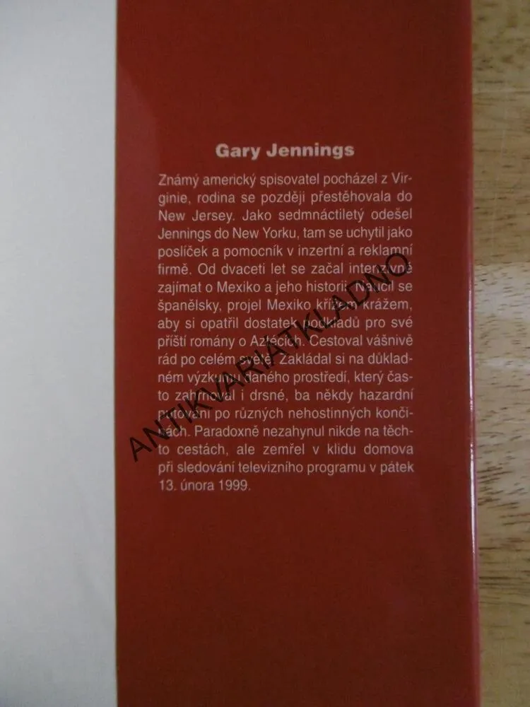 AZTÉK, PODZIM AZTÉKŮ, GARY JENNINGS,
