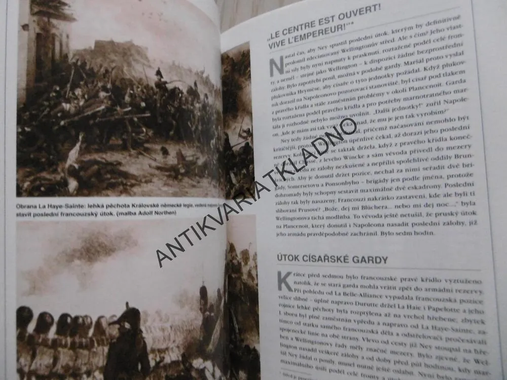 WATERLOO 1815, VELKÉ BITVY HISTORIE 8, VÁLKA, **an