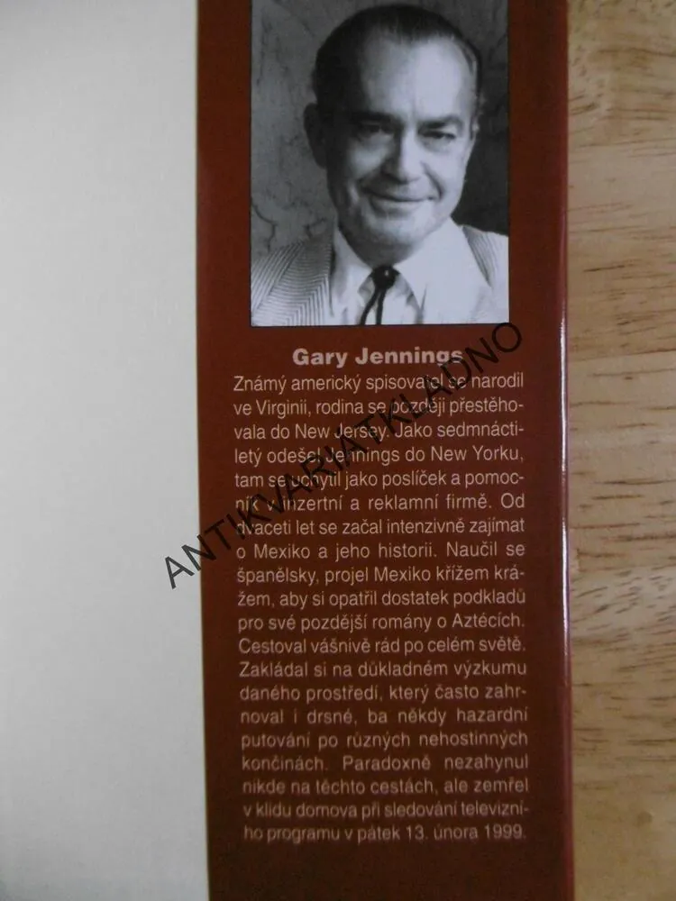 AZTÉK, SOUMRAK AZTÉKŮ, GARY JENNINGS,