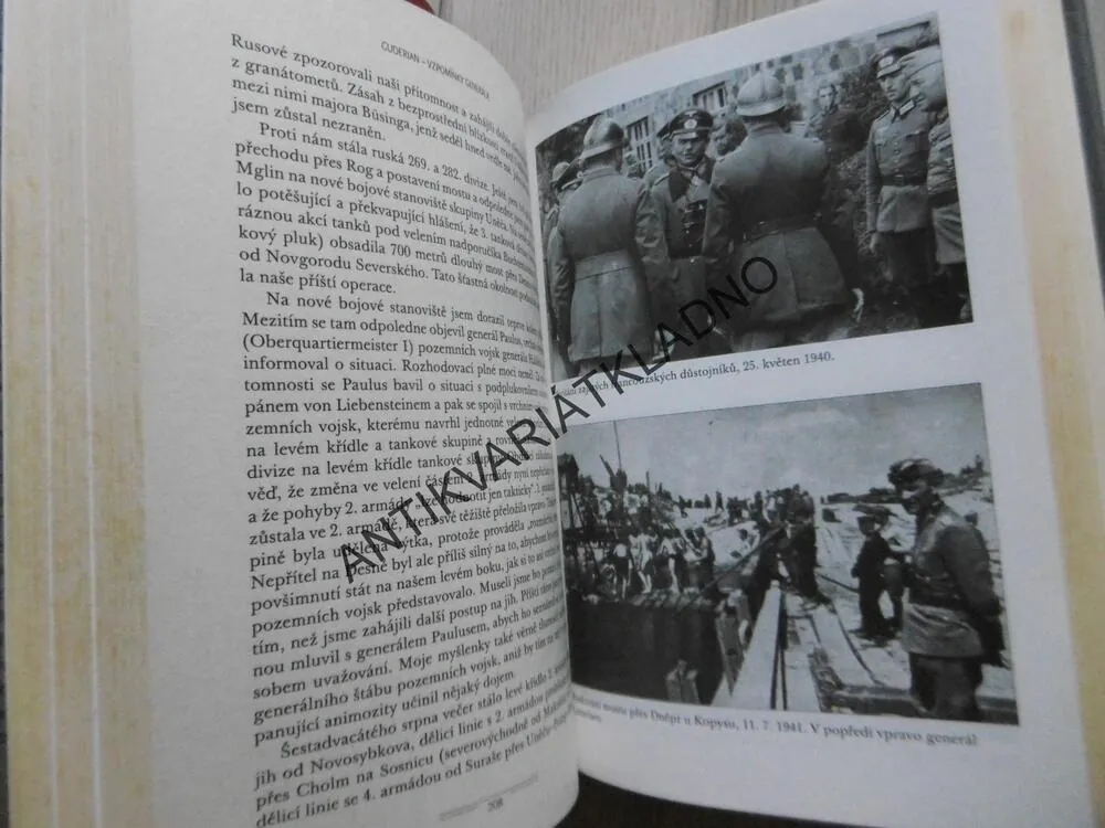 VZPOMÍNKY GEBERÁLA GUDERIANA, HEINZ GUDERIAN, **an