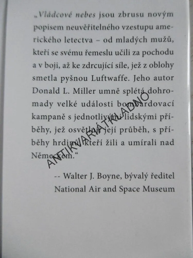 VLÁDCOVÉ NEBES, DONALD L. MILLER, **an