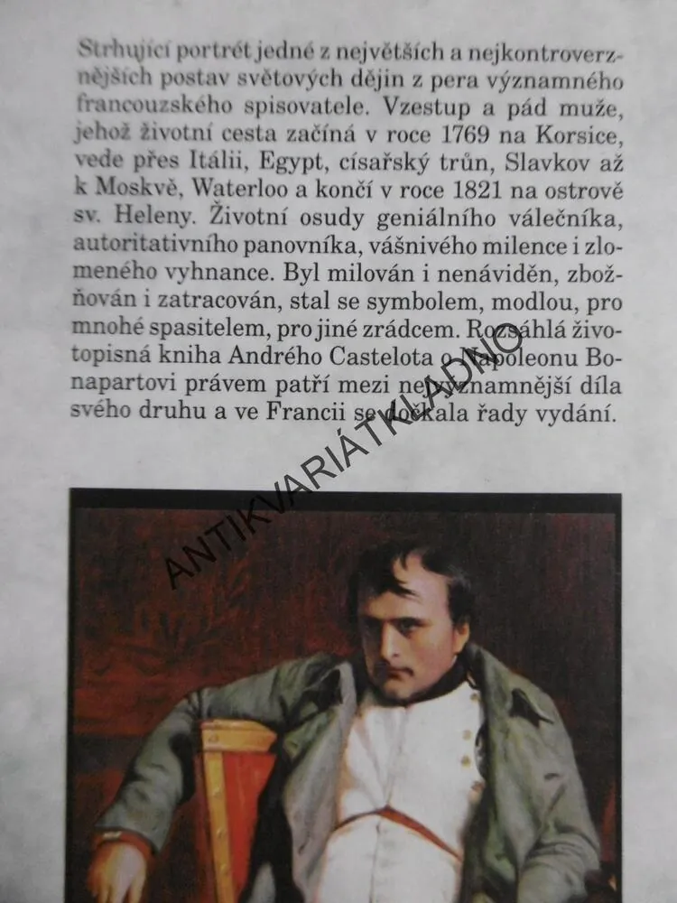NAPOLEON BONAPARTE, ANDRÉ CASTELOT, HISTORIE A FAKTA, **an