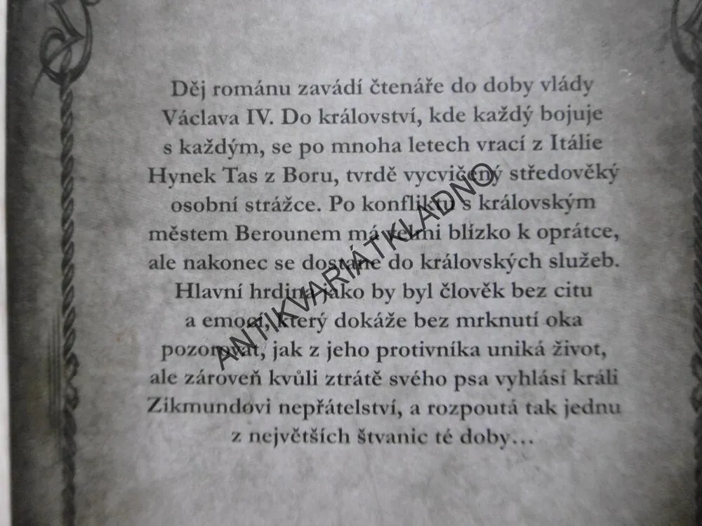 ČTVRTÝ KRÁLŮV PES, FRANTIŠEK NIEDL, **an