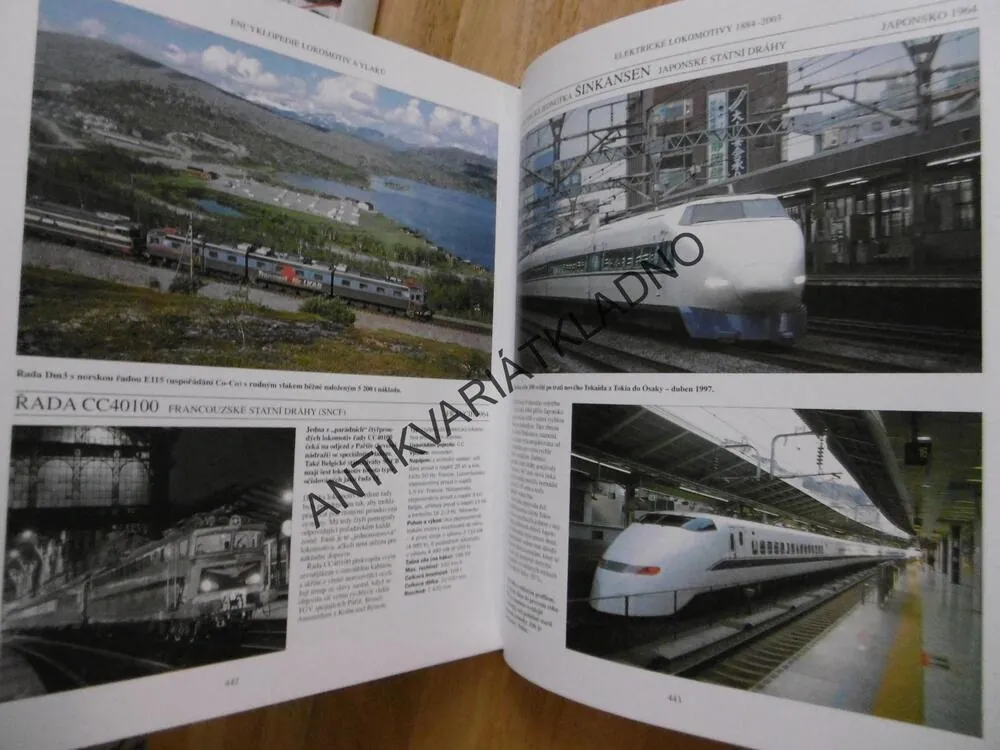 ENCYKLOPEDIE LOKOMOTIV A VLAKŮ, ŽELEZNICE, OD R 1825,